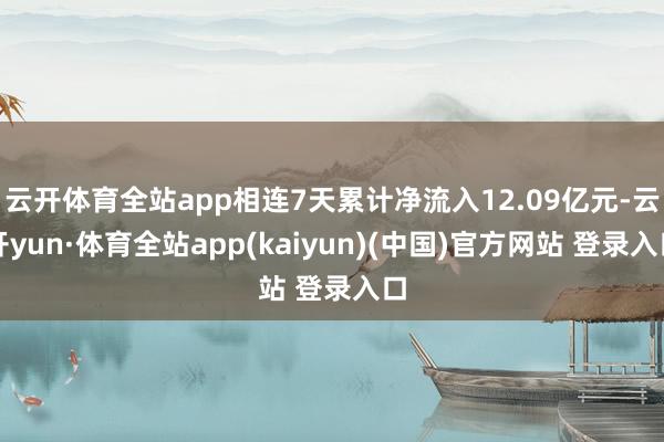 云开体育全站app相连7天累计净流入12.09亿元-云开yun·体育全站app(kaiyun)(中国)官方网站 登录入口